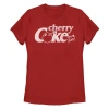 Coca-cola Coca Cola Retro Cherry Coke Logo  Graphic T-shirt In Red