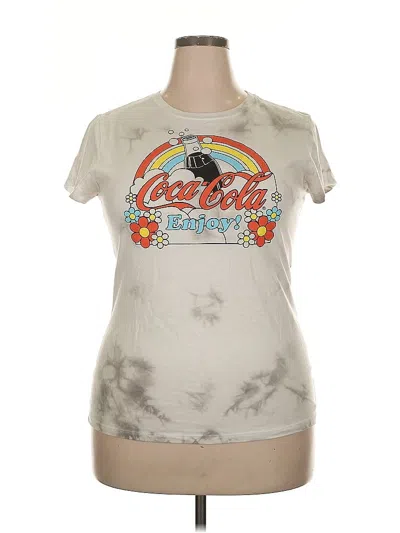 Pre-owned Coca-cola Short Sleeve T-shirt In White