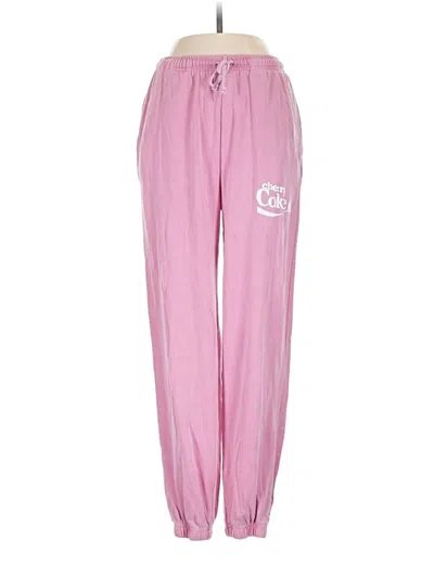 Pre-owned Coca-cola Casual Pants In Pink
