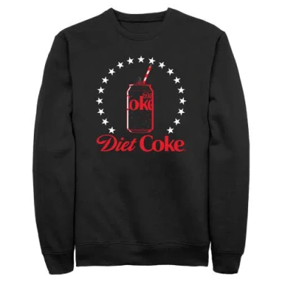 Coca-cola Coca Cola Diet Can Stars Stamp Sweatshirt In Black