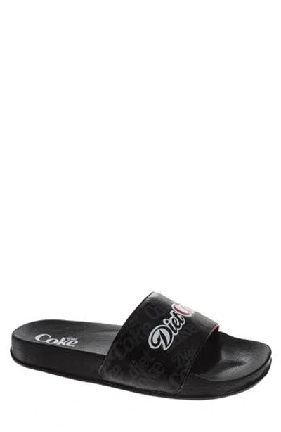 Coca-cola Coca Cola Diet Coke® Slide Sandal In Black