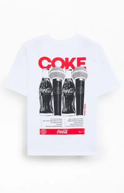 Coca-cola Men's By Pacsun Coke Mixtape Rap Tour T-shirt In White
