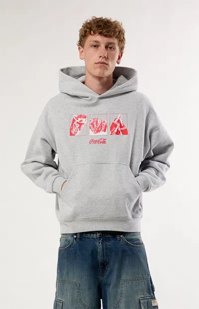 Coca-cola Men's By Pacsun Coke Snapshot Hoodie In Heather Gray