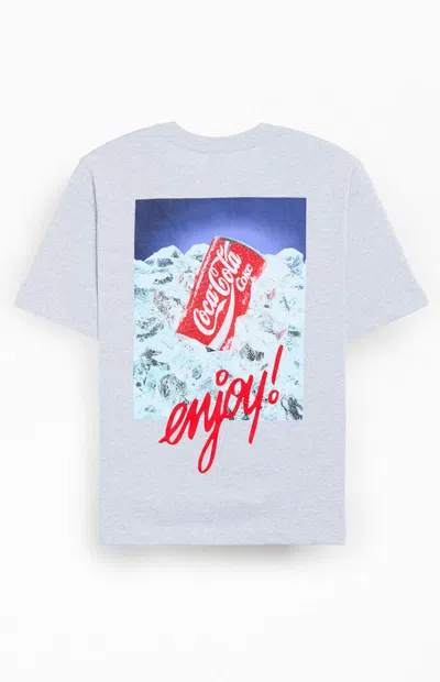 Coca-cola Men's By Pacsun Enjoy Coke T-shirt In Heather Gray