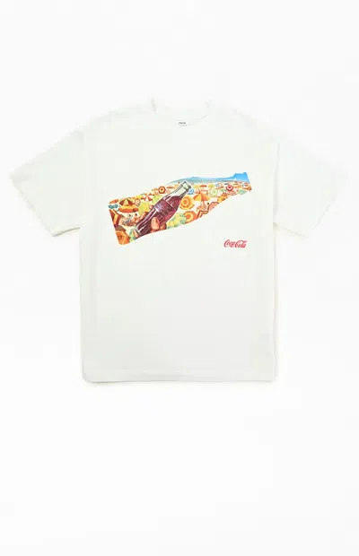 Coca-cola Men's By Pacsun Summer Beach T-shirt In White