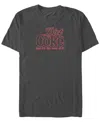Coca-cola Men's Diet Coke Outline Short Sleeve T-shirt In Charcoal