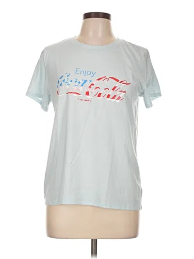 Pre-owned Coca-cola Short Sleeve T-shirt In Blue