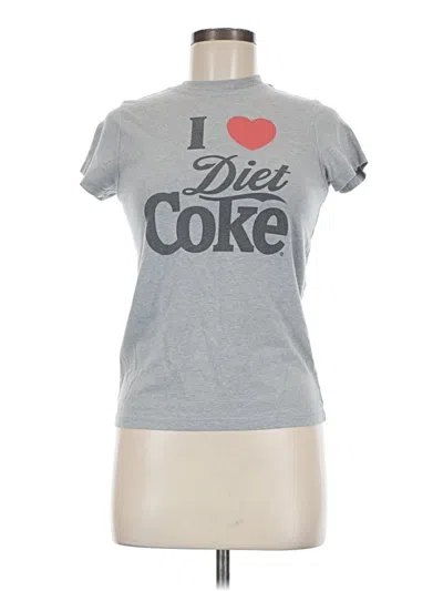 Pre-owned Coca-cola Short Sleeve T-shirt In Gray