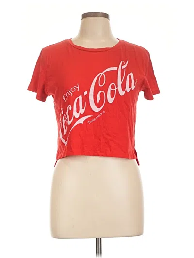 Pre-owned Coca-cola Short Sleeve T-shirt In Red