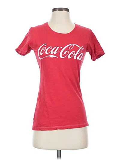 Pre-owned Coca-cola Short Sleeve T-shirt In Red