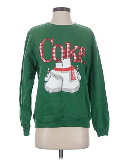 Pre-owned Coca-cola Sweatshirt In Green