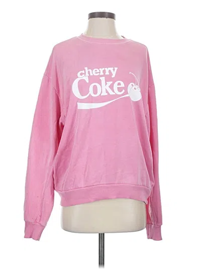 Pre-owned Coca-cola Sweatshirt In Pink