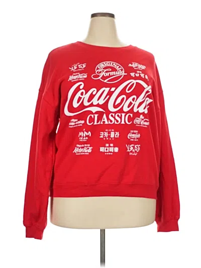Pre-owned Coca-cola Sweatshirt In Red
