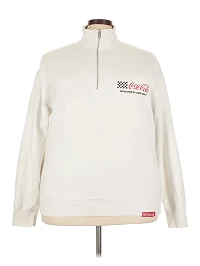 Pre-owned Coca-cola Sweatshirt In White