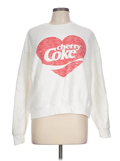 Pre-owned Coca-cola Sweatshirt In White