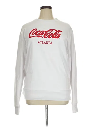 Pre-owned Coca-cola Sweatshirt In White