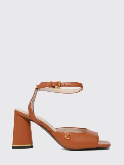 Coccinelle C-everyday Leather Sandals In Brown