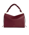 Coccinelle Two-sided Leather Shoulder Bag Boheme Small In Red
