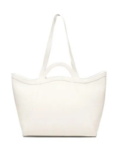 Coccinelle Amalia Curved-handle Leather Tote Bag