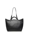 Coccinelle Leather Tote Bag In Black