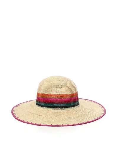 COCCINELLE ANITA RAFFIA HAT