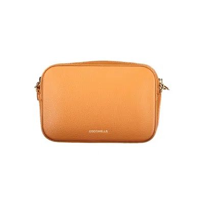 Coccinelle Arancione Leather Women Handbag In Orange