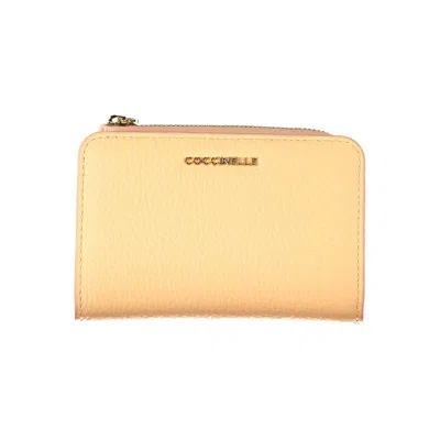 Coccinelle Arancione Leather Women Women's Wallet In Yellow