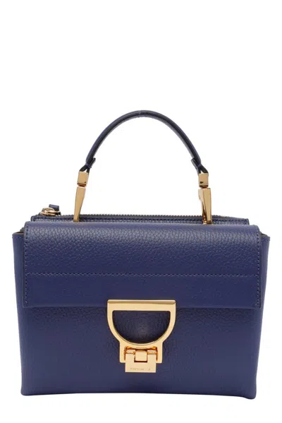 Coccinelle Small Arlettis Hand Bag In Blue