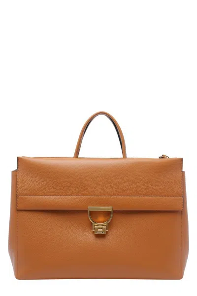 Coccinelle Arlettis Tote Bag In Brown