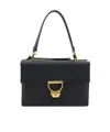 Coccinelle Arlettis Leather Cross Body Bag In Black