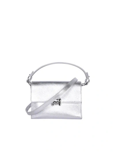 Coccinelle Arlettis Mini Bag In Silver