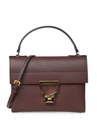 Coccinelle Arlettis Mini Grainy Handbag In Brown