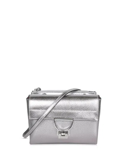 Coccinelle Arlettis Mini Steel Grey Bag In Gray