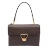 Coccinelle Double-compartment Top-handle Cross Body Bag In Brown