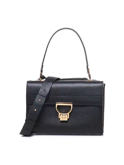 Coccinelle Arlettis Shoulder Bag In Negro