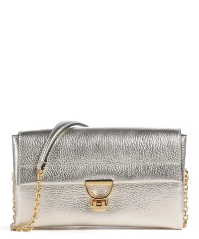 Coccinelle Arlettis Small Bag In Silver