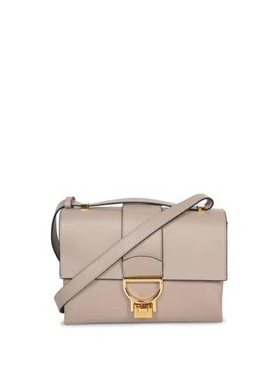 Coccinelle Arlettis Taupe Bag In Sand
