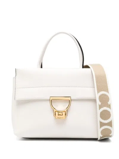 Coccinelle Arlettis Tote Bag In 白色