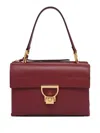 Coccinelle Arlettis Tote Bag In Burgundy