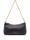 Coccinelle Aura Chain-strap Leather Shoulder Bag In Purple