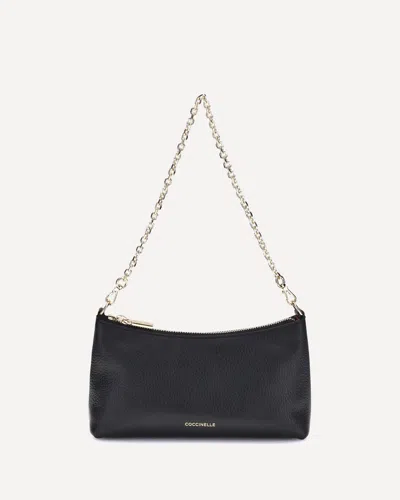 Coccinelle Aura Clutch Bag In Black