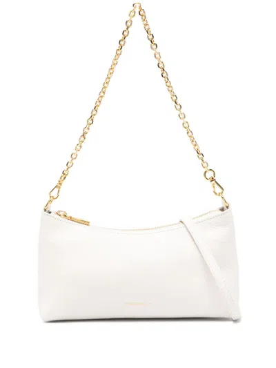 Coccinelle Aura Shoulder Bag In White