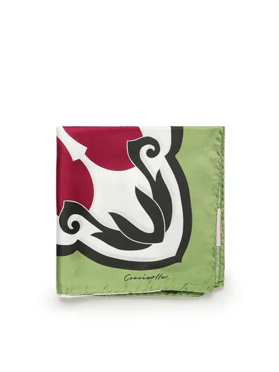 Coccinelle Azulejos Silk Scarf