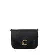 Coccinelle C-me Medium Shoulder Bag In Black