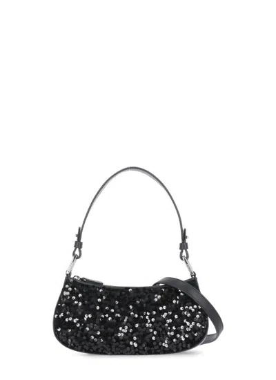 Coccinelle Merveille Paillette Bag In Black