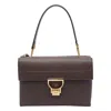 Coccinelle Double-compartment Top-handle Cross Body Bag In Brown