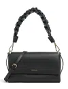 Coccinelle Boheme Grana Double Shoulder Bag In Black
