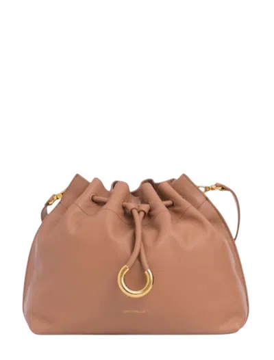 Coccinelle Crossbody Bags  Woman Color Beige In Neutral