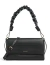 Coccinelle Boheme Grana Double Shoulder Bag In Black