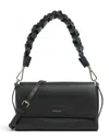Coccinelle Boheme Grana Double Shoulder Bag In Black